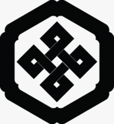 隅入り六角に結び四つ目