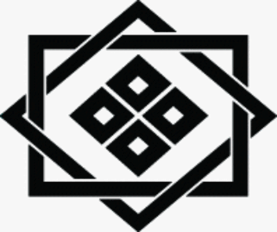 垂れ組み合い角に四つ目菱