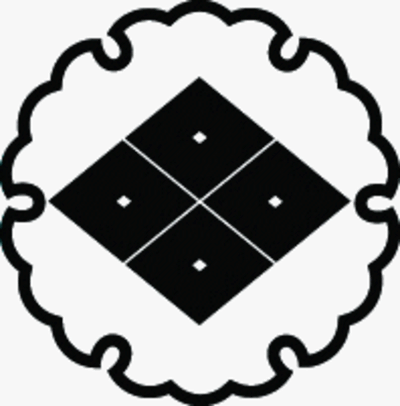 雪輪に四つ目菱（2）