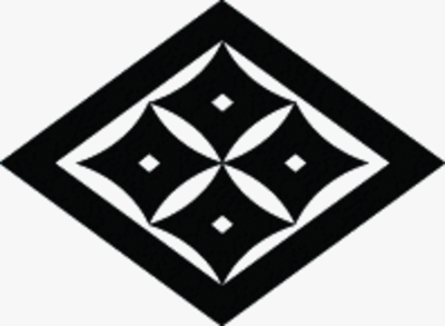 中菱に反り四つ目菱