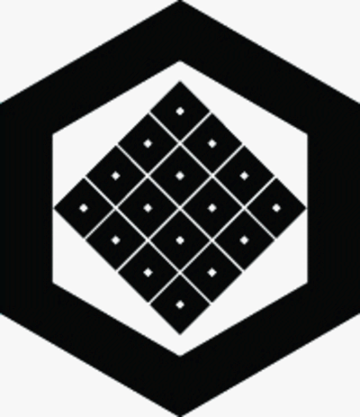 一重亀甲に十六目