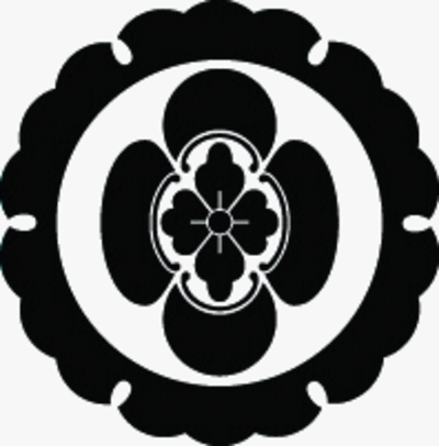 外雪輪に竪木瓜