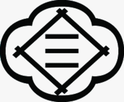 細木瓜形に井桁に三文字