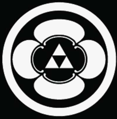 陰丸の内に木瓜に三つ鱗