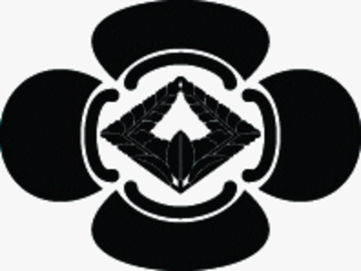 木瓜に上がり藤菱