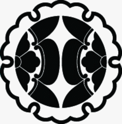 雪輪に割り木瓜