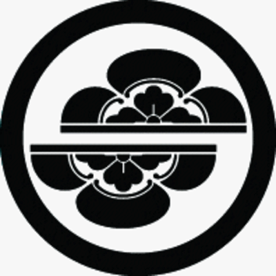 丸に二つ半木瓜