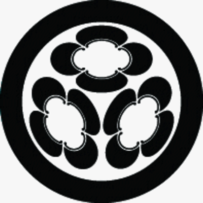 丸に花無し三つ木瓜