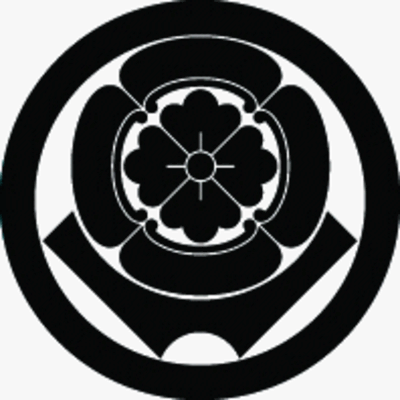 丸の内に四方木瓜に地紙