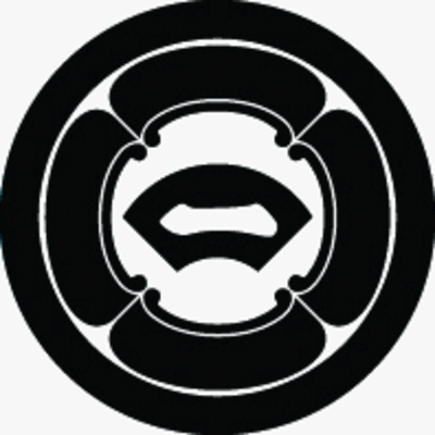 丸の内に四方瓜に地紙に一文字