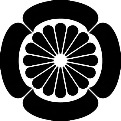 一重四方瓜に菊