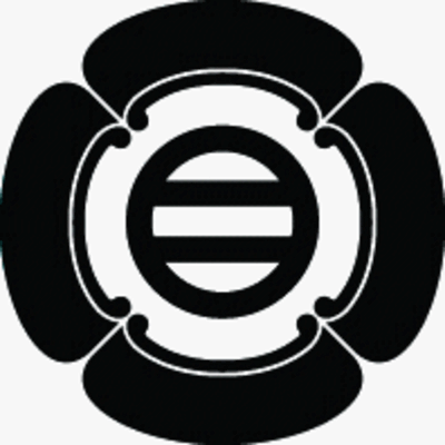 四方木瓜に丸に二つ引き