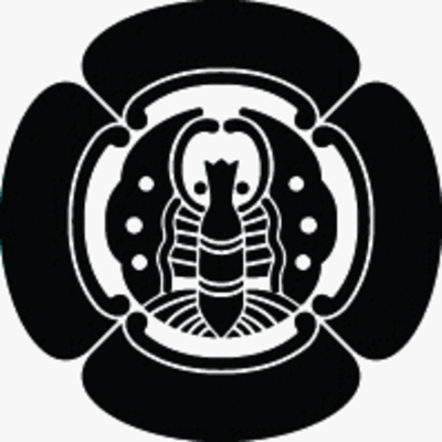 四方瓜に浮線蝶