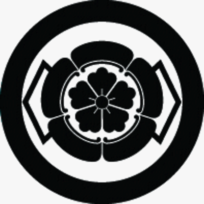 丸の内に陰剣付き五瓜に唐花