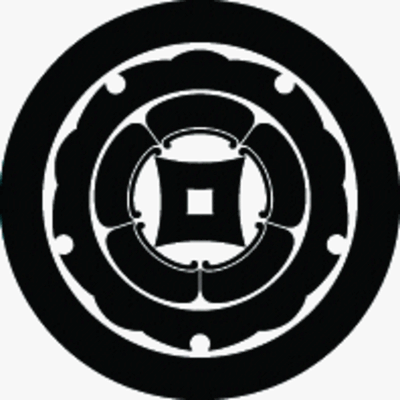 丸に外雪輪内に五瓜に反り角