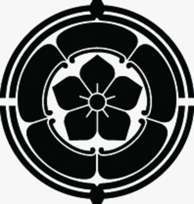 二つ大文字丸に五瓜に桔梗