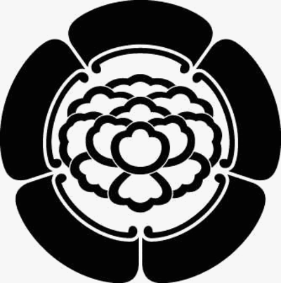 五瓜に中陰落ち牡丹