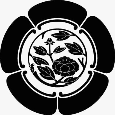 五瓜に牡丹の丸