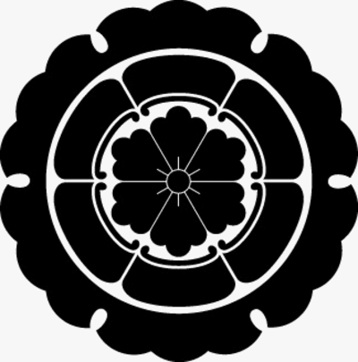 外雪輪内に六瓜に六つ唐花