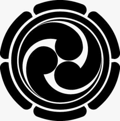 六瓜輪に左三つ巴