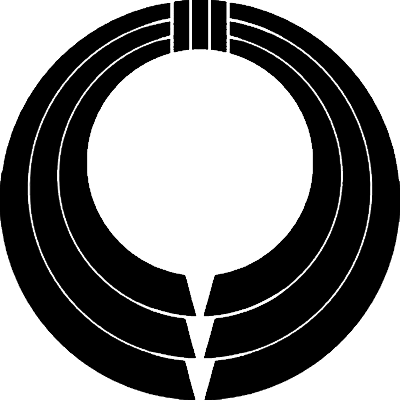 下がり熨斗の輪