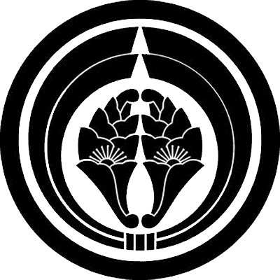 丸に二つ熨斗輪に抱き杏葉