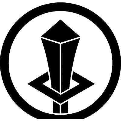 丸の内に菱に熨斗剣