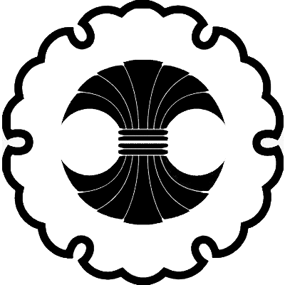 雪輪に分銅熨斗