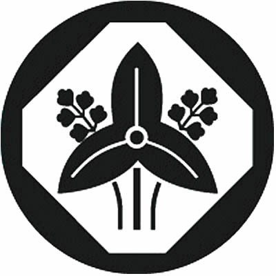 地抜き隅切り角に立ち沢瀉