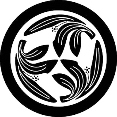 丸に変わり三つ割り蘭