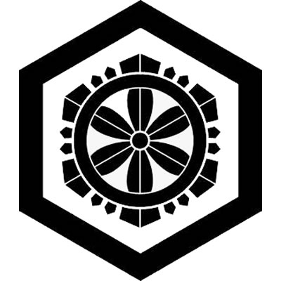 六角に六つ剣輪宝