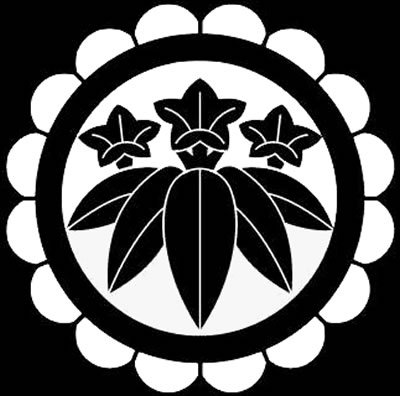 地抜き菊輪内に丸に笹竜胆