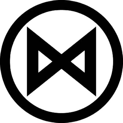 丸に中陰横輪鼓