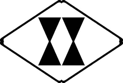 隅入り糸菱に二つ輪鼓