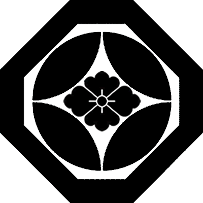 隅切り角に七宝に花菱