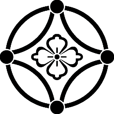 中陰星付き七宝に花菱