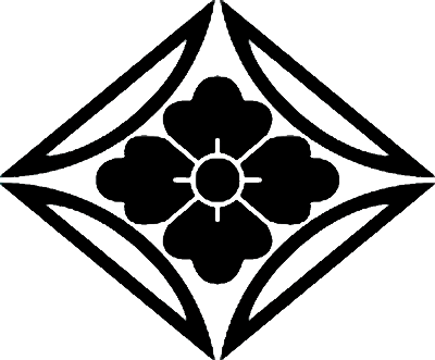 中陰割り七宝菱に花菱