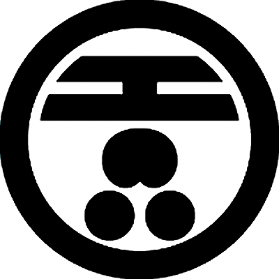 丸に変わり洲浜に二つ引き