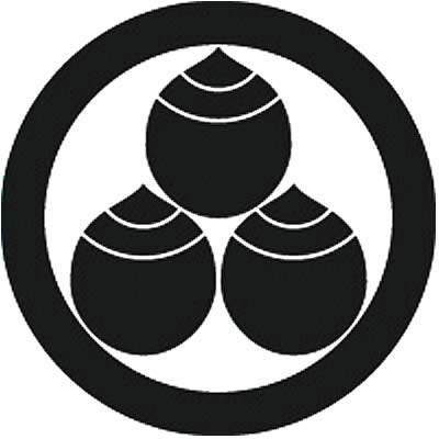 丸に三つ盛り玉