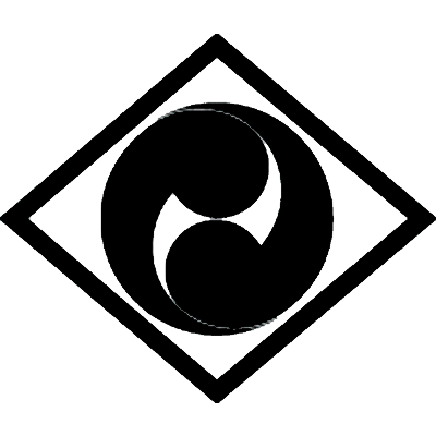 細菱に左二つ巴