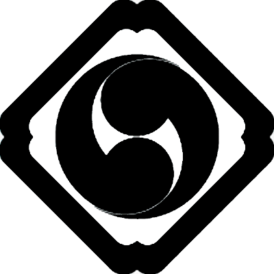 隅入り角に右二つ巴