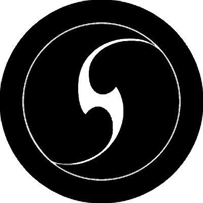 丸に右二つ折り巴