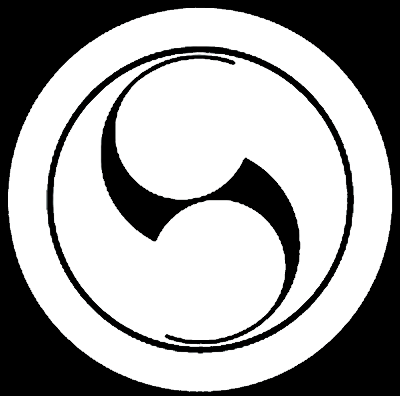 陰丸に右二つ巴