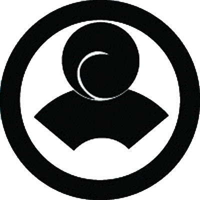 丸に左一つ巴に地紙