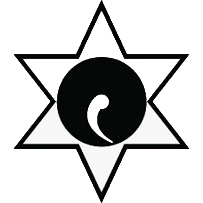 中陰麻形に左一つ巴