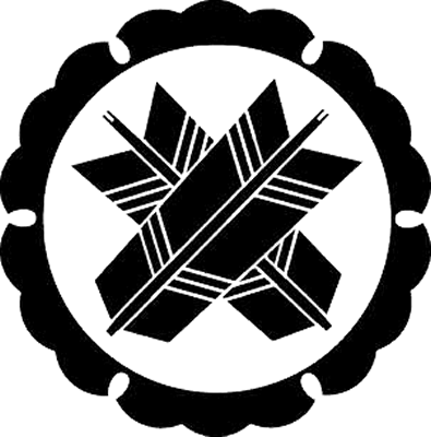 外雪輪に違い矢