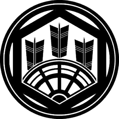 子持ち輪内に亀甲車に三本矢