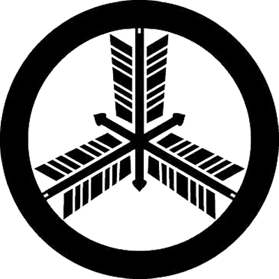 丸に三本違い矢