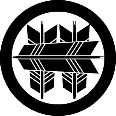 丸に変わり三本重ね矢