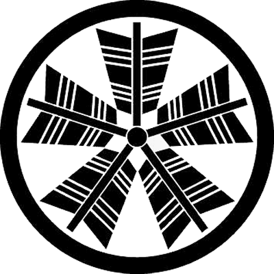 中輪に五つ矢車